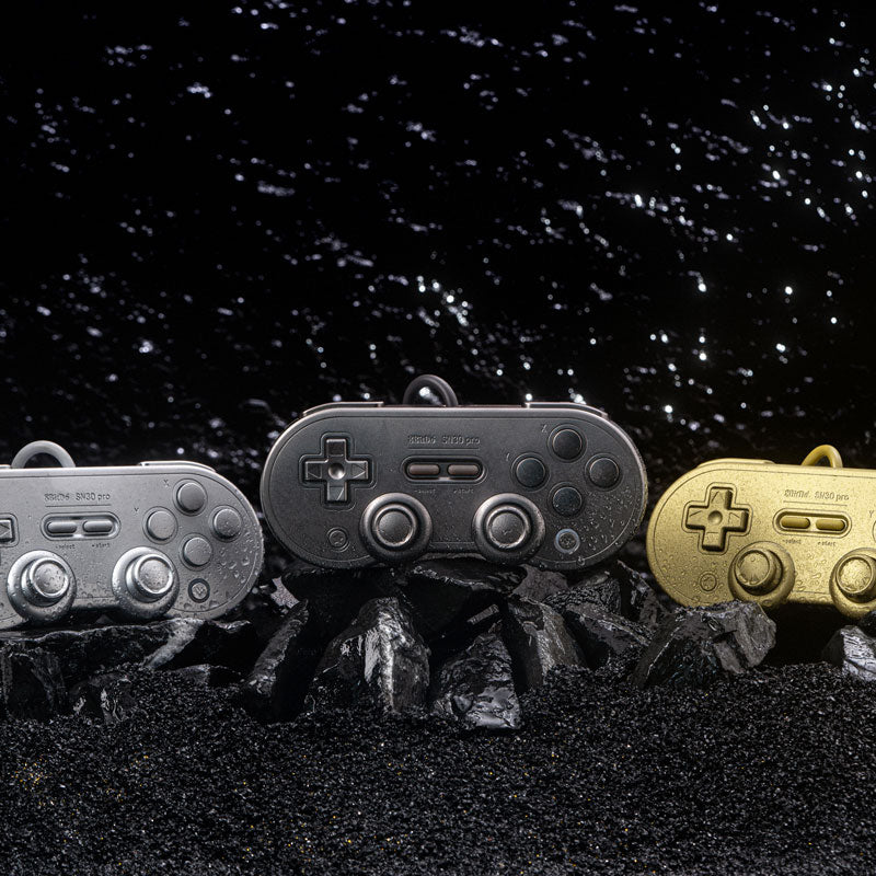 8BitDo SN30 Pro - Space Gray Limited Edition - Gamepad for Modern and Retro Gaming Setups