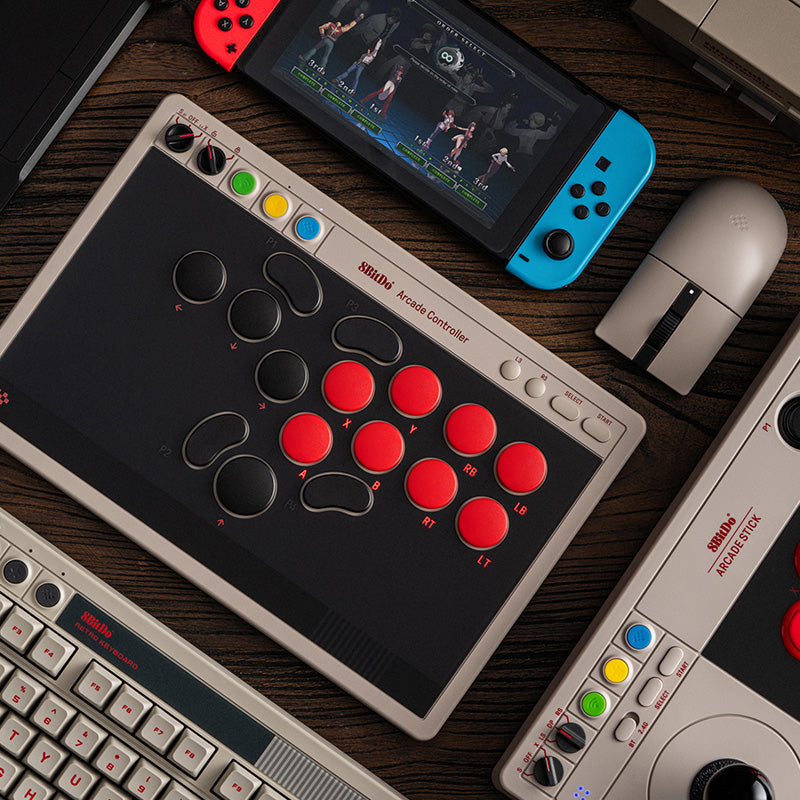 8BitDo Arcade Controller - Arcade Gaming Edition with Practical Controls