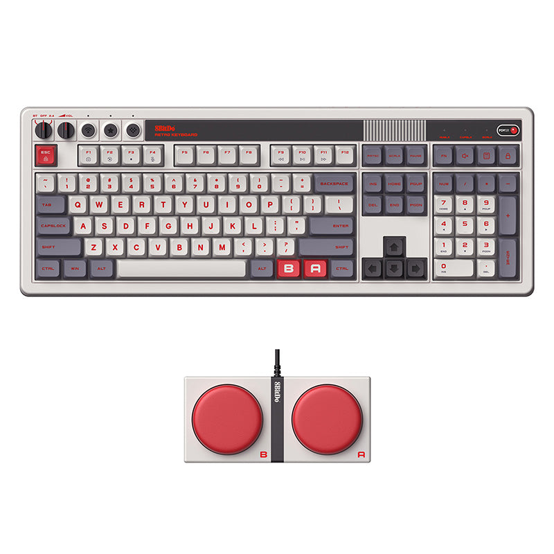 8BitDo Retro 108 Mechanical Keyboard - Mechanical Keyboard Design for Modern Setups