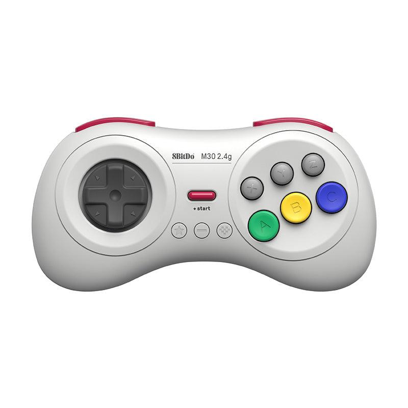 8BitDo M30 2.4G Controller for Sega Genesis Mini & Mega Drive Mini - Gamepad for Modern and Retro Gaming Setups