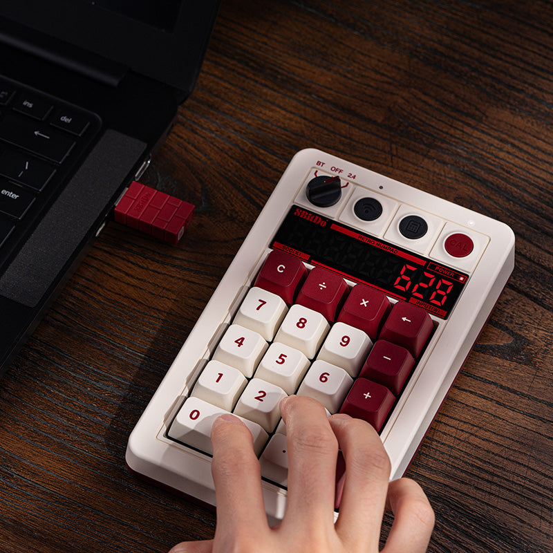 8BitDo Retro 18 Mechanical Numpad - Mechanical Keyboard Design for Modern Setups