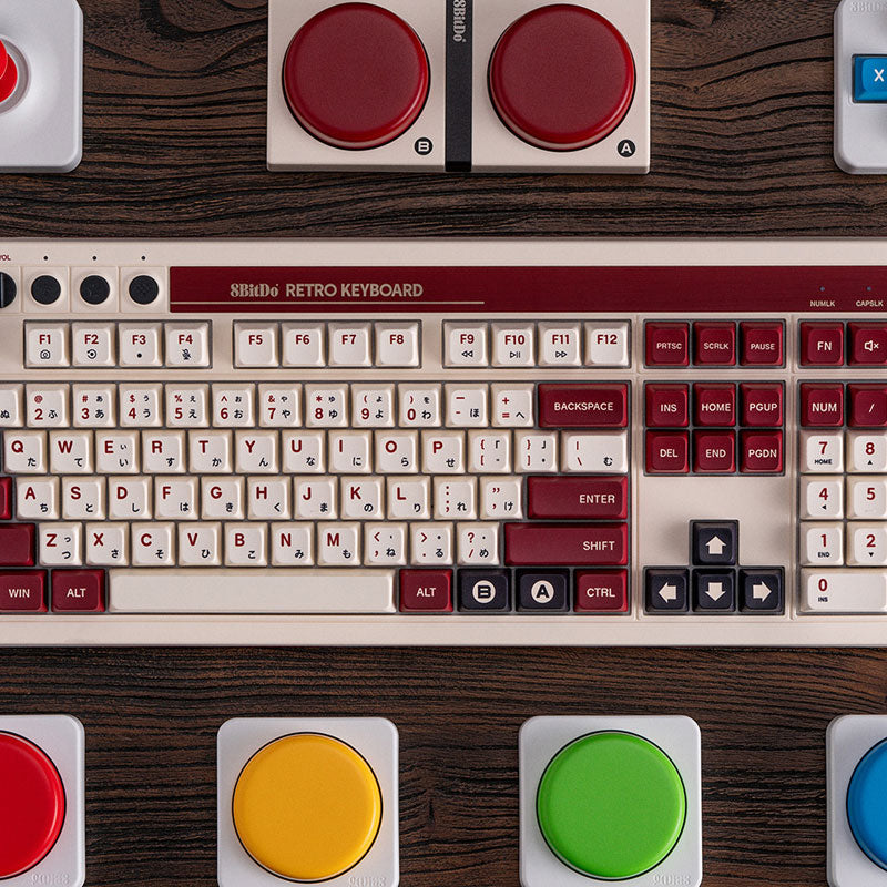 8BitDo Retro 108 Mechanical Keyboard - Mechanical Keyboard Design for Modern Setups