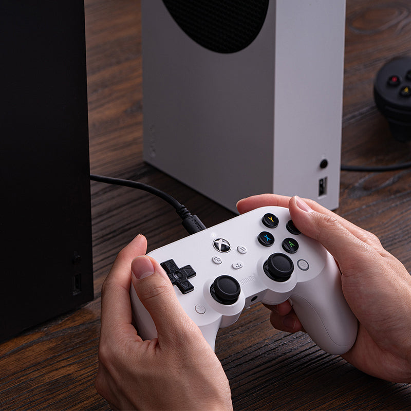 8BitDo Pro 2 Wired Controller for Xbox (Hall Effect joysticks) - Gamepad for Modern and Retro Gaming Setups