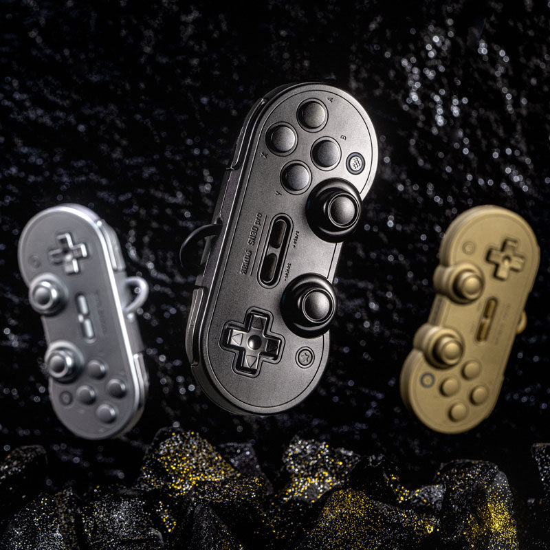8BitDo SN30 Pro - Space Gray Limited Edition - Gamepad for Modern and Retro Gaming Setups