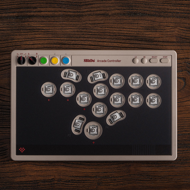 8BitDo Arcade Controller - Arcade Gaming Edition with Practical Controls