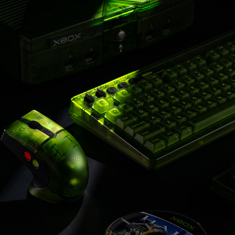 8BitDo Retro R8 Mouse - Xbox Edition - Desktop Mouse Collection with Distinctive Styling