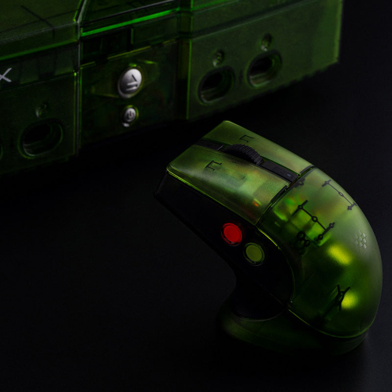 8BitDo Retro R8 Mouse - Xbox Edition - Desktop Mouse Collection with Distinctive Styling