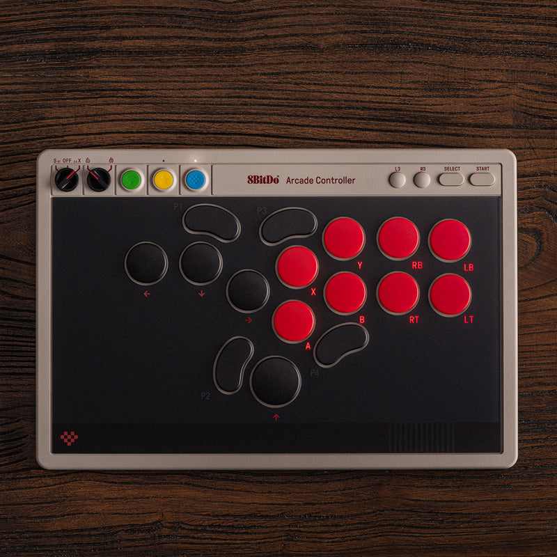 8BitDo Arcade Controller - Arcade Gaming Edition with Practical Controls