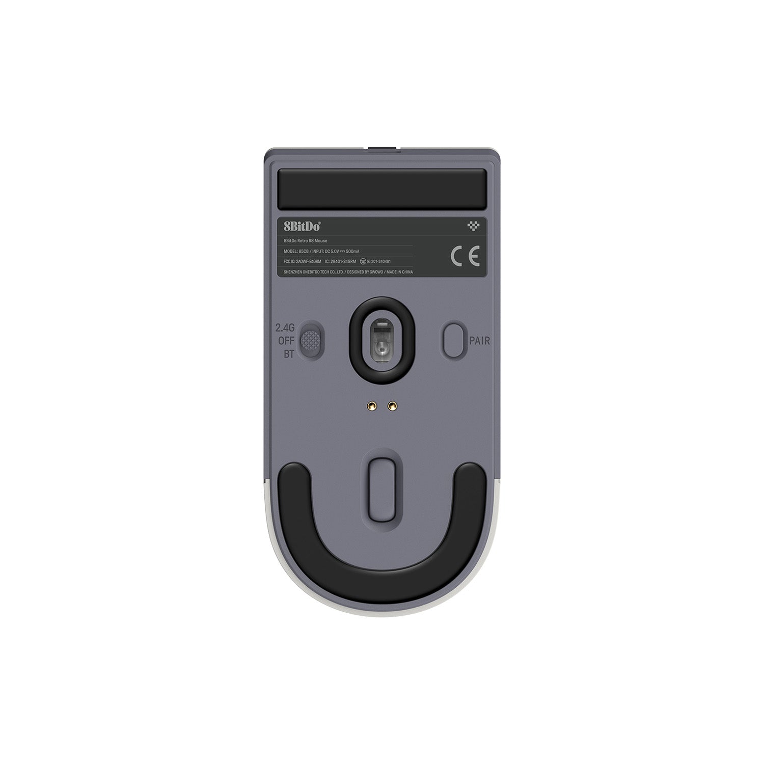 8BitDo Retro R8 Mouse - N Edition - Desktop Mouse Collection with Distinctive Styling