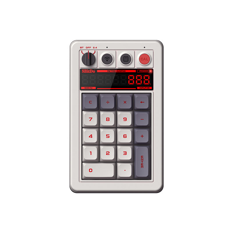 8BitDo Retro 18 Mechanical Numpad - Mechanical Keyboard Design for Modern Setups