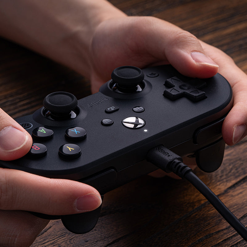 8BitDo Pro 2 Wired Controller for Xbox (Hall Effect joysticks) - Gamepad for Modern and Retro Gaming Setups
