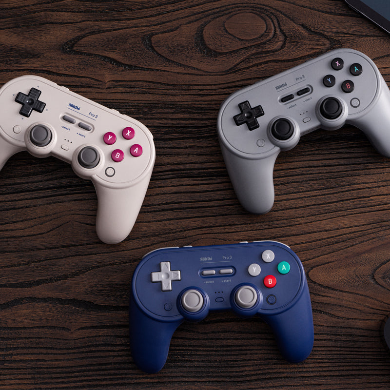 8BitDo Pro 3 Bluetooth Gamepad - Gamepad for Modern and Retro Gaming Setups