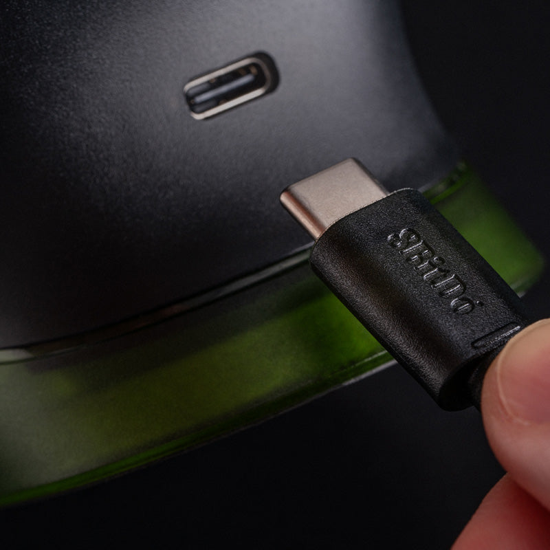 8BitDo Retro R8 Mouse - Xbox Edition - Desktop Mouse Collection with Distinctive Styling