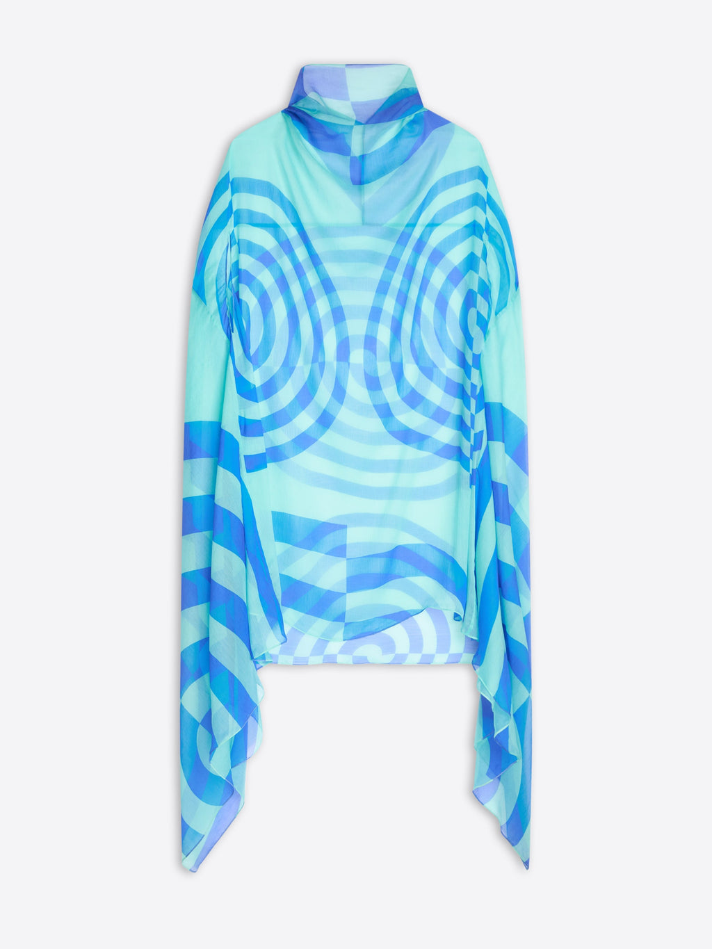 Silk Cape Dress