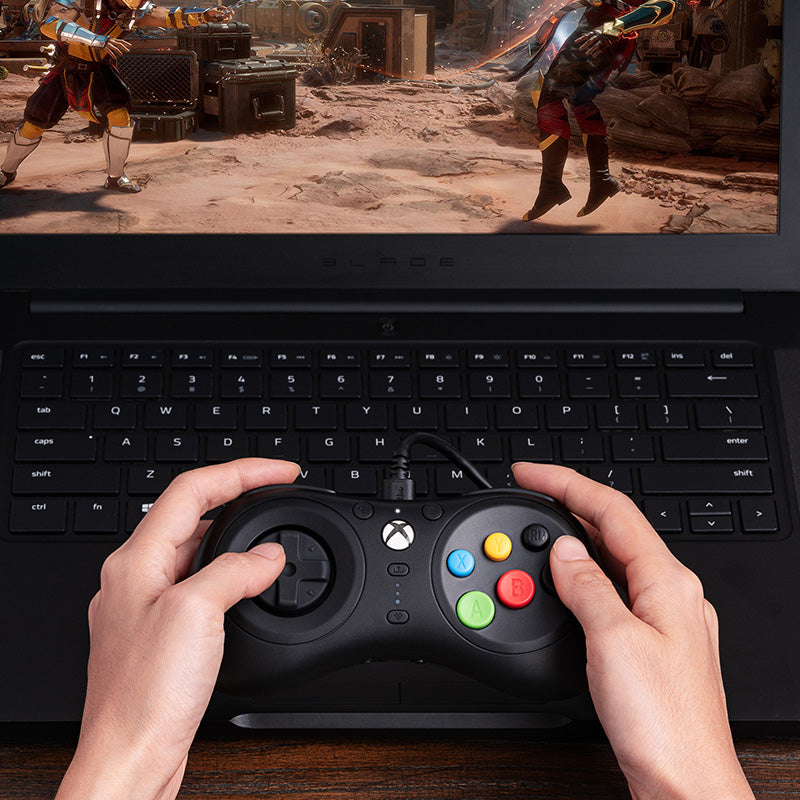 8BitDo M30 Wired Controller for Xbox - Gamepad for Modern and Retro Gaming Setups