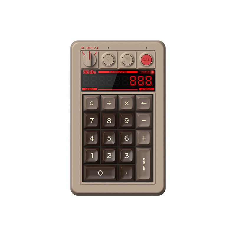 8BitDo Retro 18 Mechanical Numpad - Mechanical Keyboard Design for Modern Setups