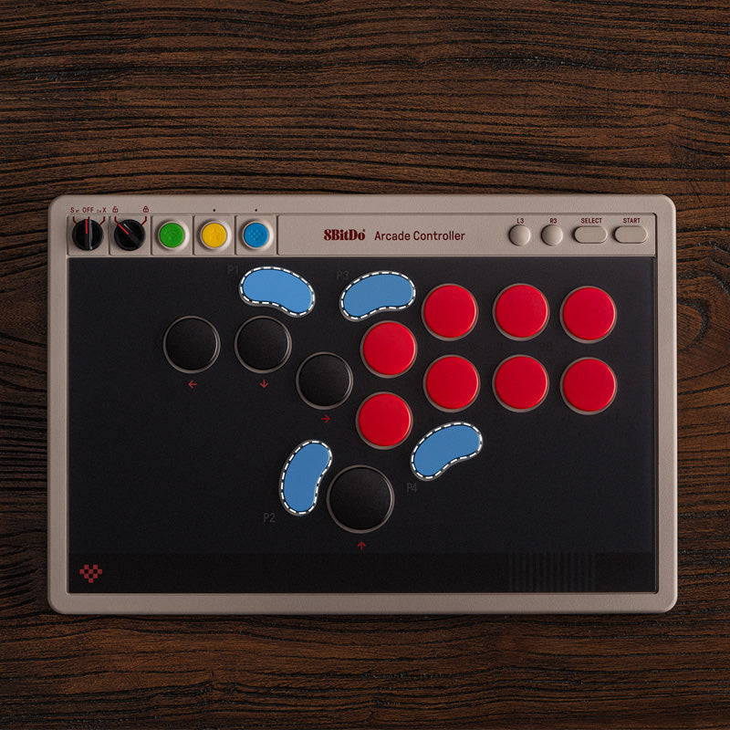 8BitDo Arcade Controller - Arcade Gaming Edition with Practical Controls
