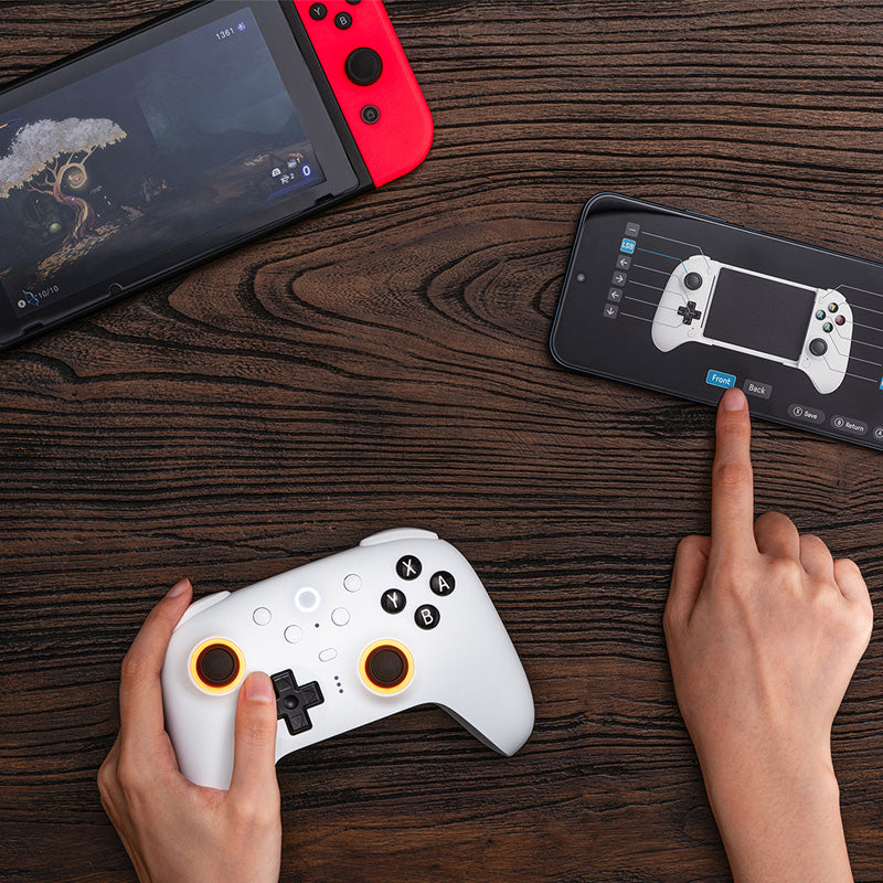 8BitDo Ultimate 2 Bluetooth Controller - Gamepad for Modern and Retro Gaming Setups