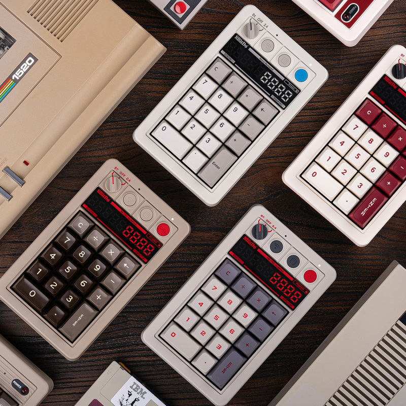 8BitDo Retro 18 Mechanical Numpad - Mechanical Keyboard Design for Modern Setups