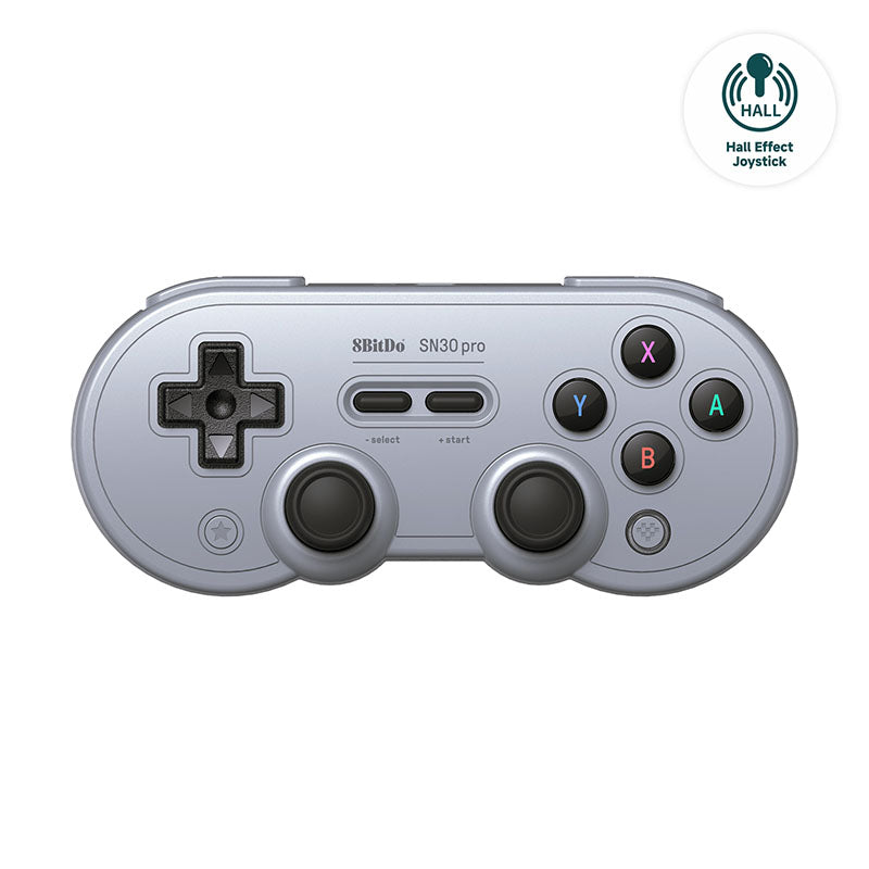8BitDo SN30 Pro (Hall Effect Joystick) - Gamepad for Modern and Retro Gaming Setups