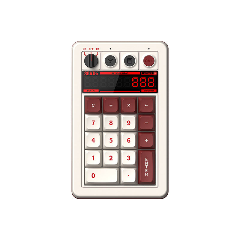 8BitDo Retro 18 Mechanical Numpad - Mechanical Keyboard Design for Modern Setups