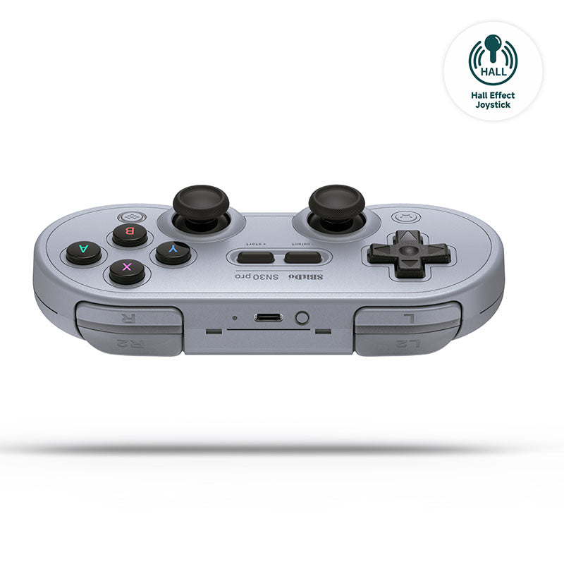8BitDo SN30 Pro (Hall Effect Joystick) - Gamepad for Modern and Retro Gaming Setups