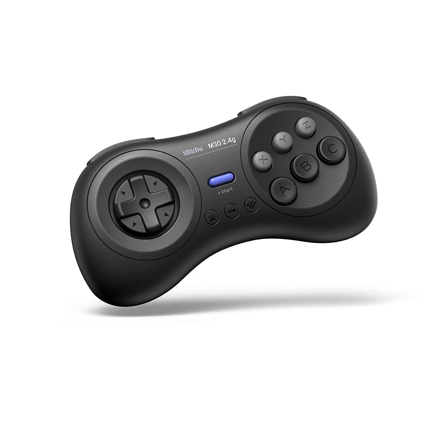 8BitDo M30 2.4G Controller for Sega Genesis & Mega Drive - Gamepad for Modern and Retro Gaming Setups