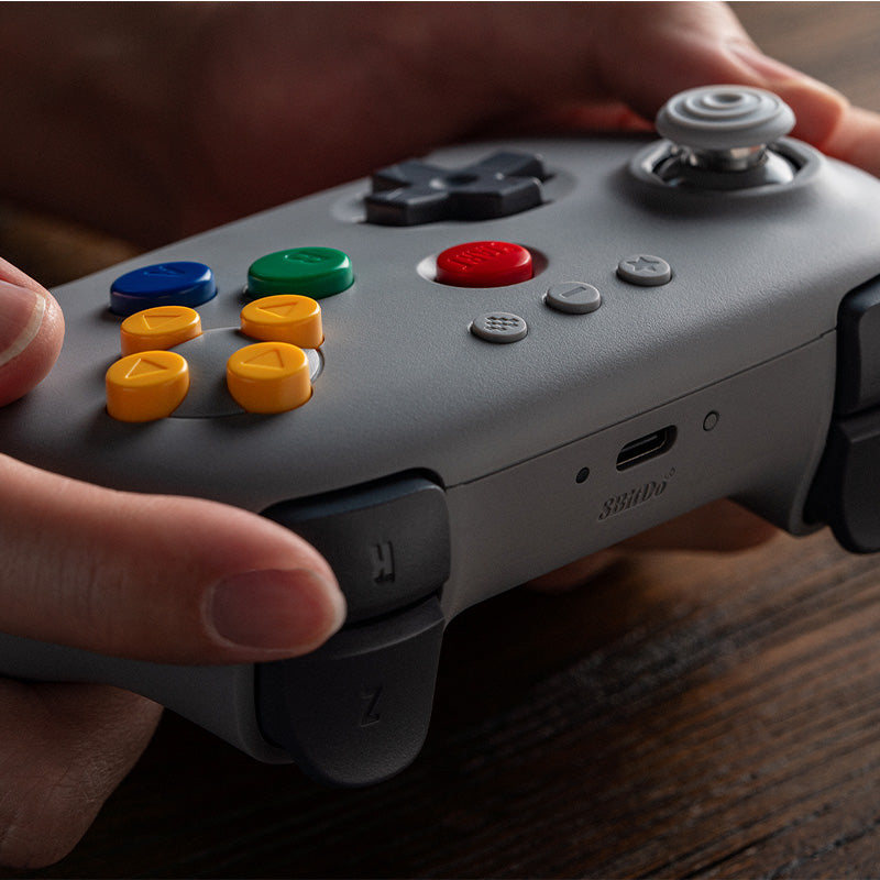 8BitDo 64 Bluetooth Controller for Analogue 3D - Gamepad for Modern and Retro Gaming Setups