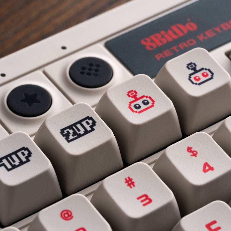 8BitDo Retro Keycaps - Custom Keycap Collection for Compatible Layouts