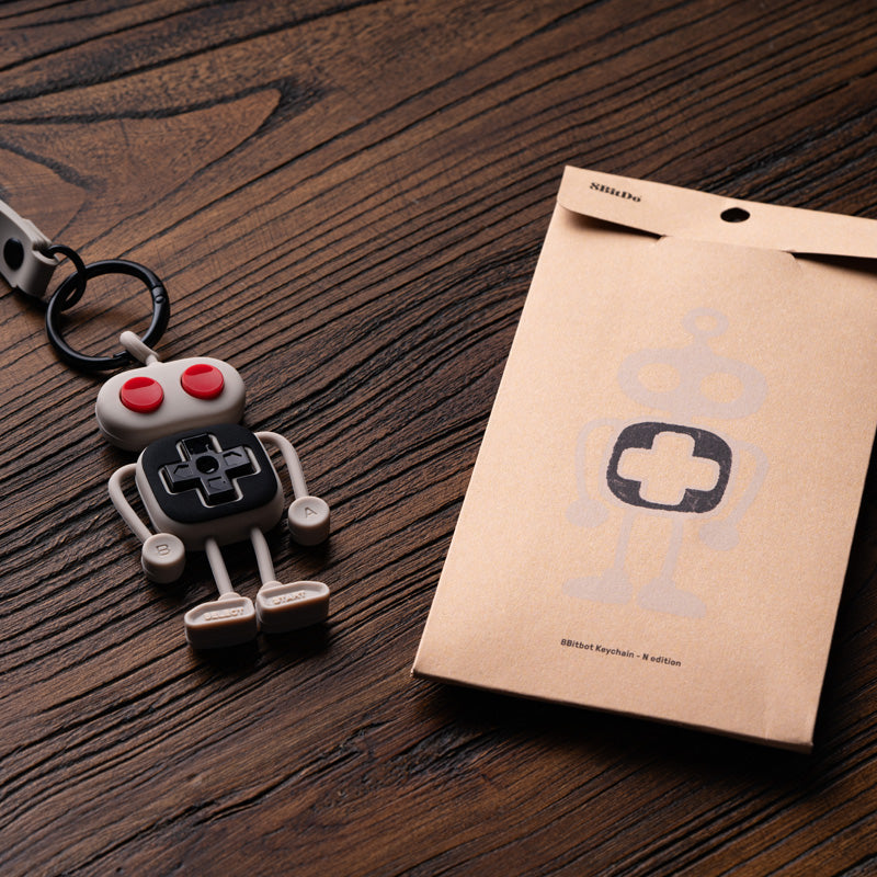 8BitDo 8Bitbot Keychain - Keychain Accessory with Retro Gaming Style