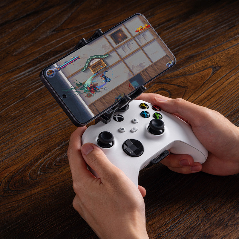 8BitDo Mobile Gaming Clip for Xbox Controllers - Mobile Mount Collection for Supported Controllers