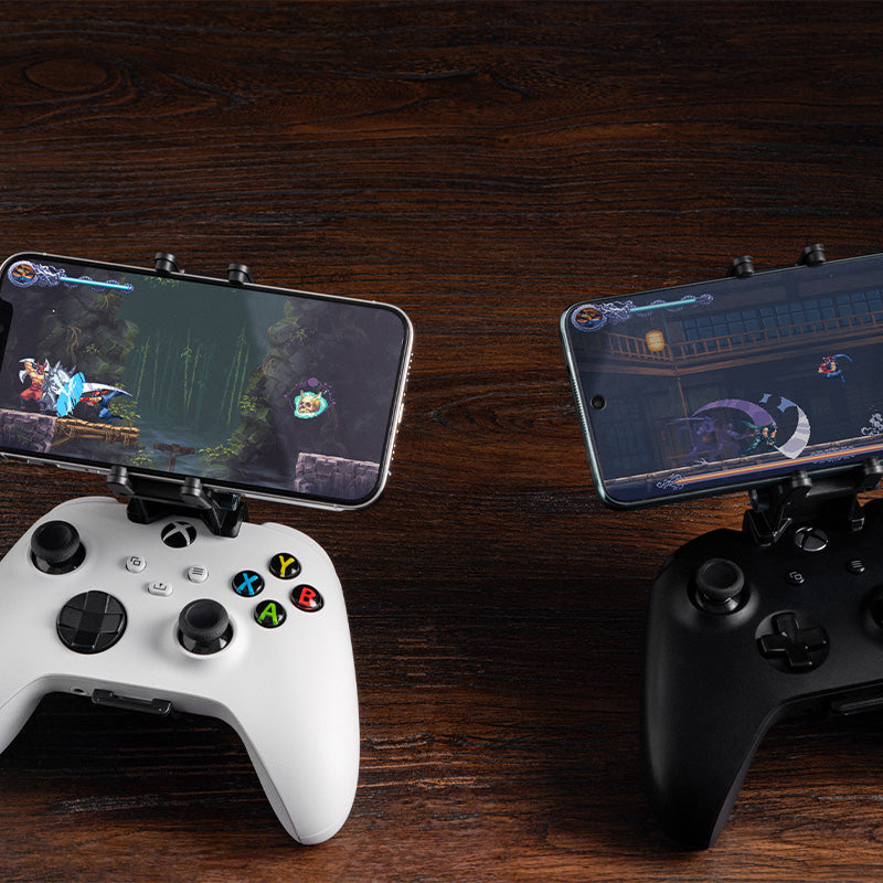 8BitDo Mobile Gaming Clip for Xbox Controllers - Mobile Mount Collection for Supported Controllers