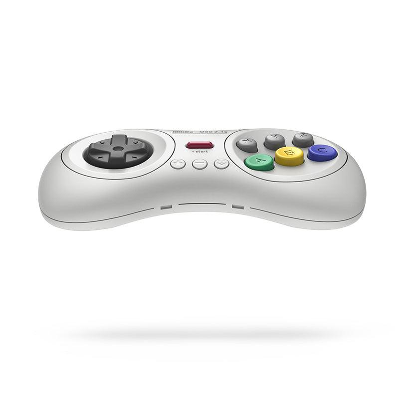 8BitDo M30 2.4G Controller for Sega Genesis Mini & Mega Drive Mini - Gamepad for Modern and Retro Gaming Setups