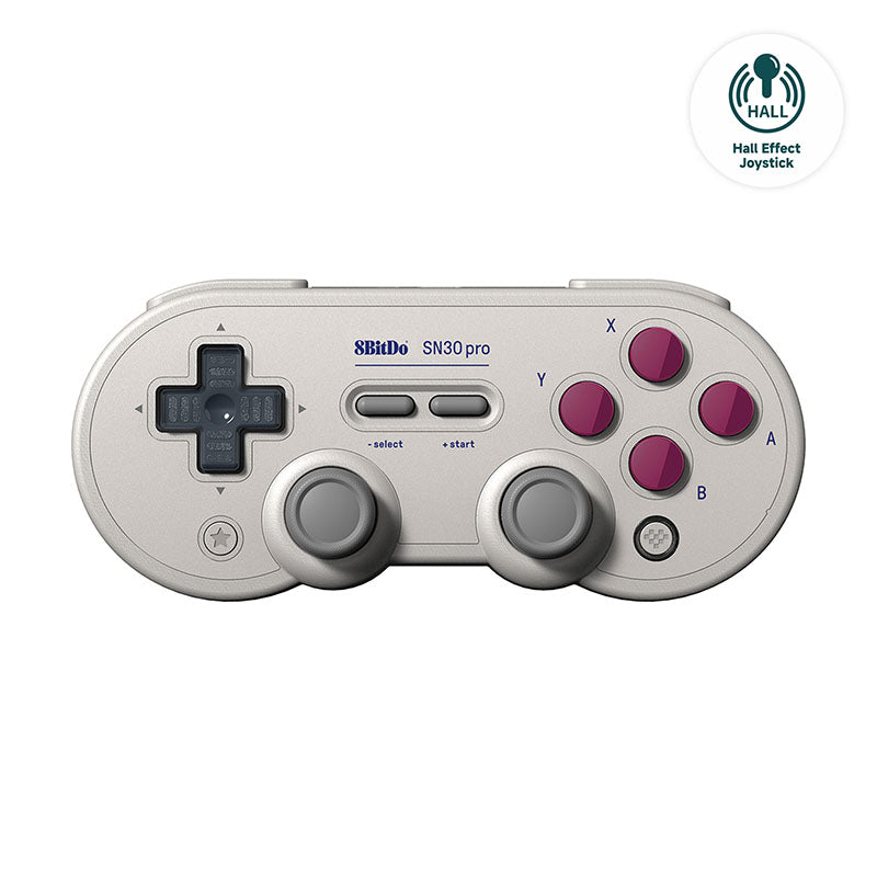8BitDo SN30 Pro (Hall Effect Joystick) - Gamepad for Modern and Retro Gaming Setups