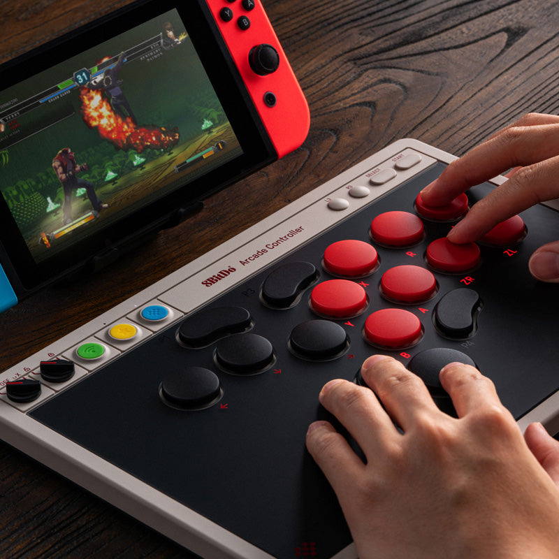8BitDo Arcade Controller - Arcade Gaming Edition with Practical Controls