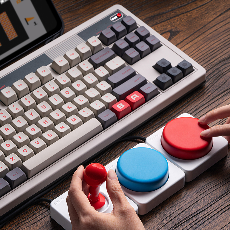 8BitDo Keyboard Extensions - Super Buttons Super ABXY Super Stick - Desktop Input Accessory for 8BitDo Keyboards