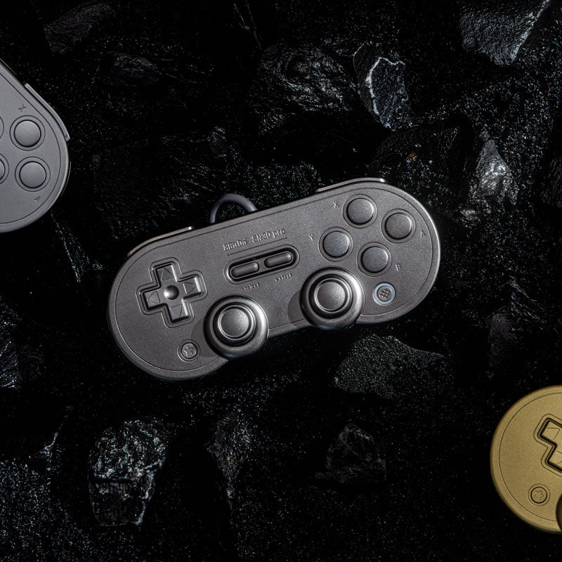 8BitDo SN30 Pro - Space Gray Limited Edition - Gamepad for Modern and Retro Gaming Setups