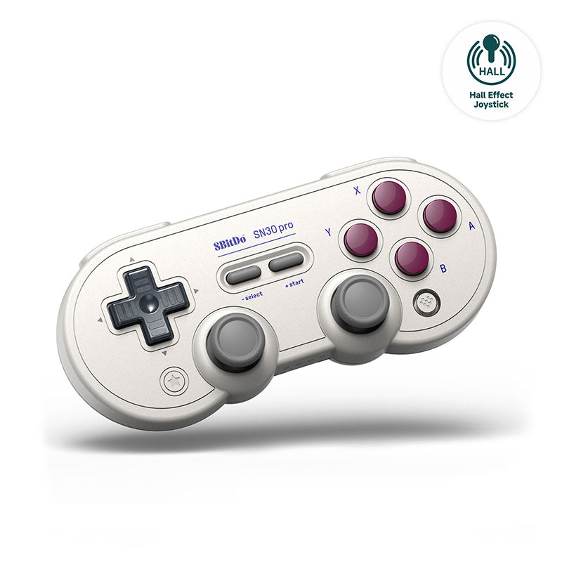 8BitDo SN30 Pro (Hall Effect Joystick) - Gamepad for Modern and Retro Gaming Setups