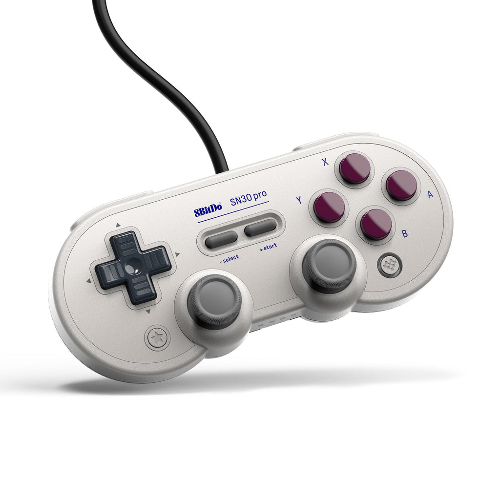8BitDo SN30 Pro Wired Controller - Gamepad for Modern and Retro Gaming Setups