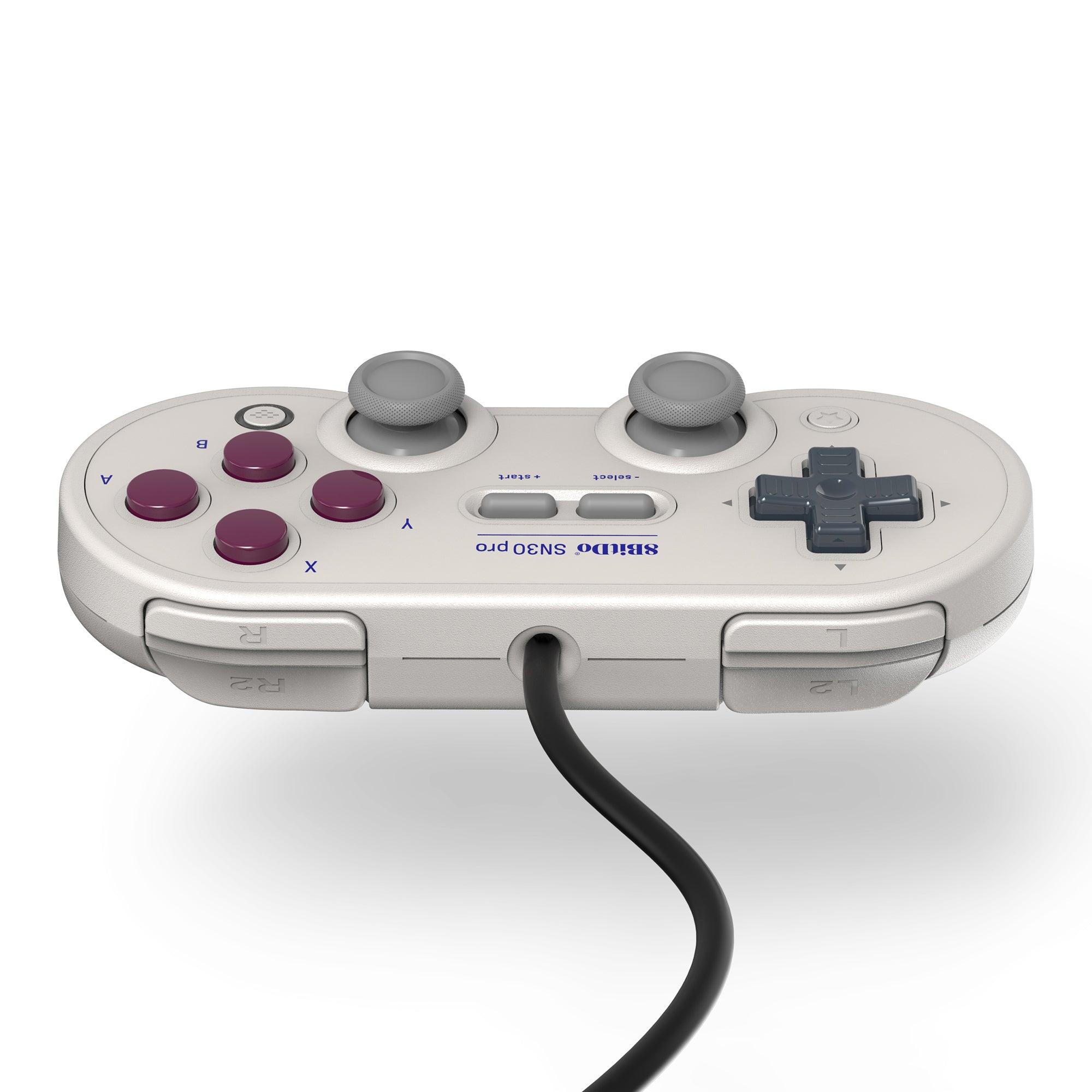 8BitDo SN30 Pro Wired Controller - Gamepad for Modern and Retro Gaming Setups