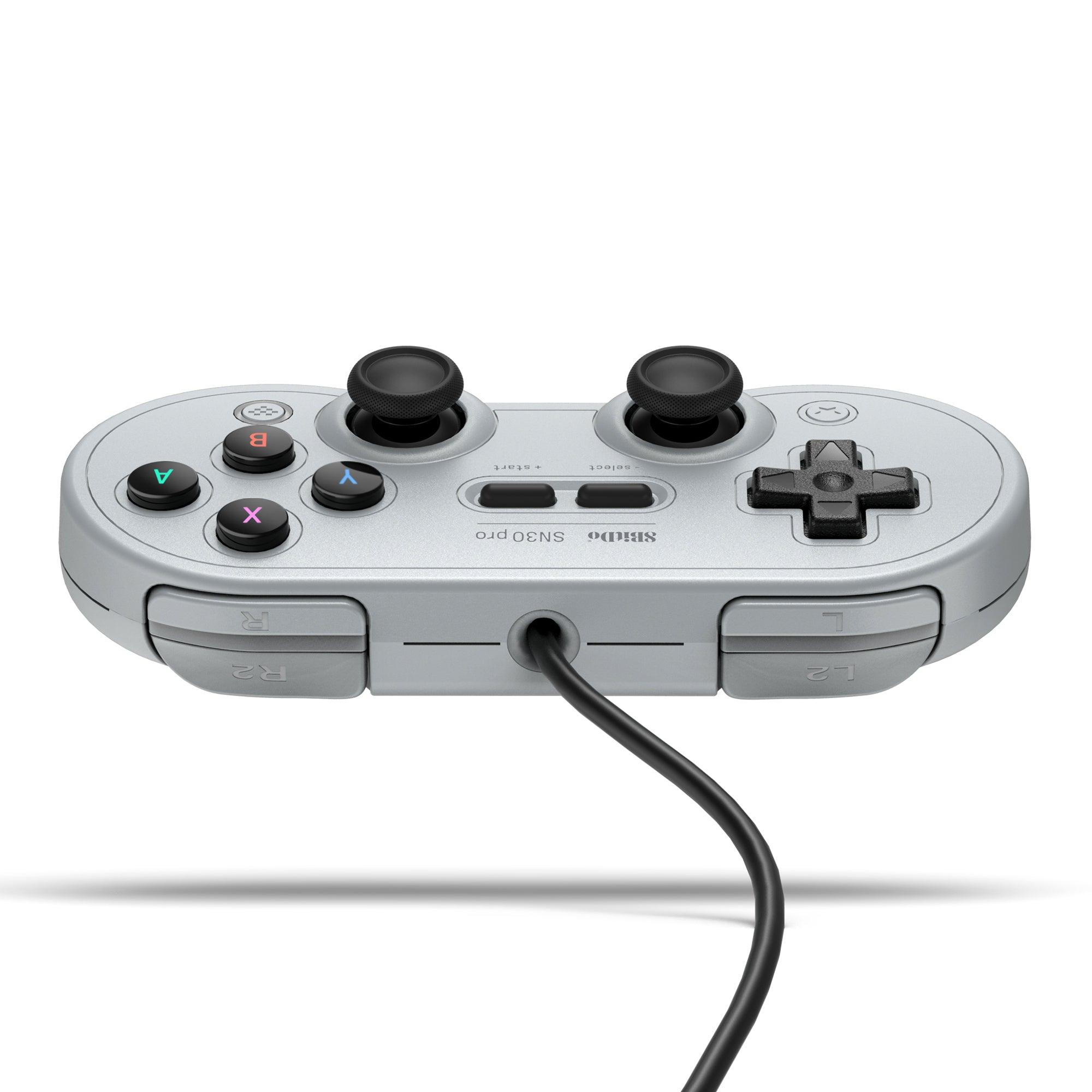 8BitDo SN30 Pro Wired Controller - Gamepad for Modern and Retro Gaming Setups