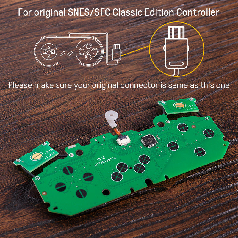 8BitDo Mod Kit for SNES/SFC Classic Edition Controller (Classic) - Upgrade Kit Collection for Classic Controller Projects